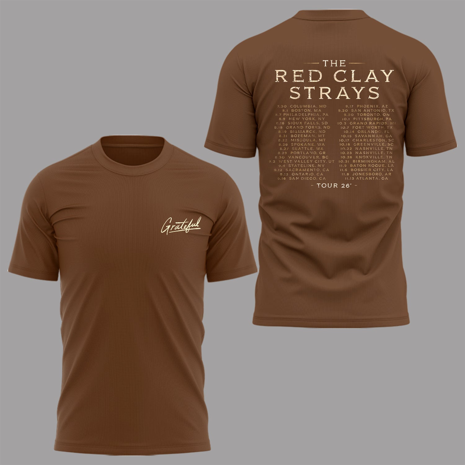 Limited Edition The Grateful Tour Shirt-PA073126008 - Image 2