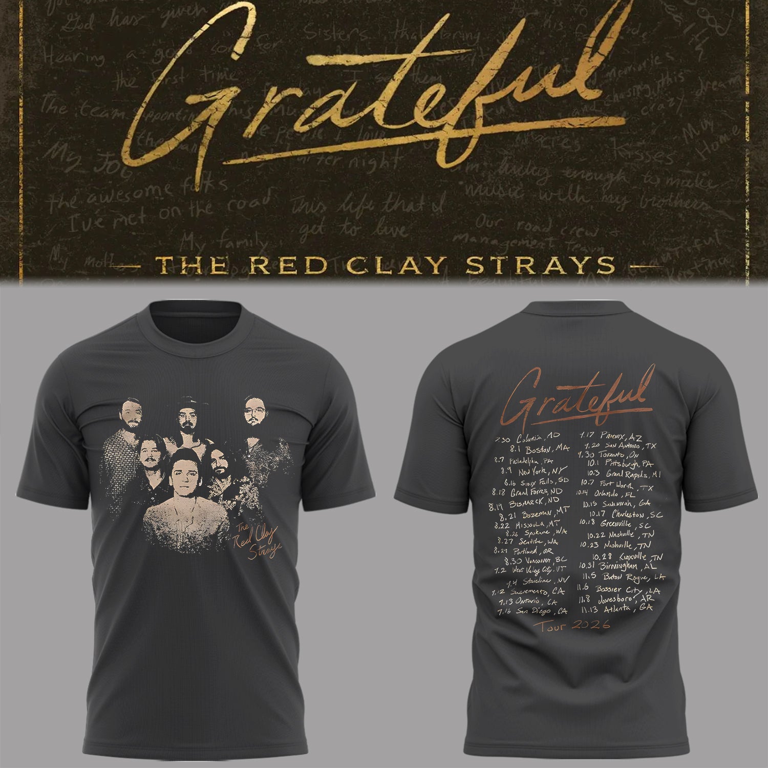 Limited Edition The Grateful Tour Shirt-PA073126010