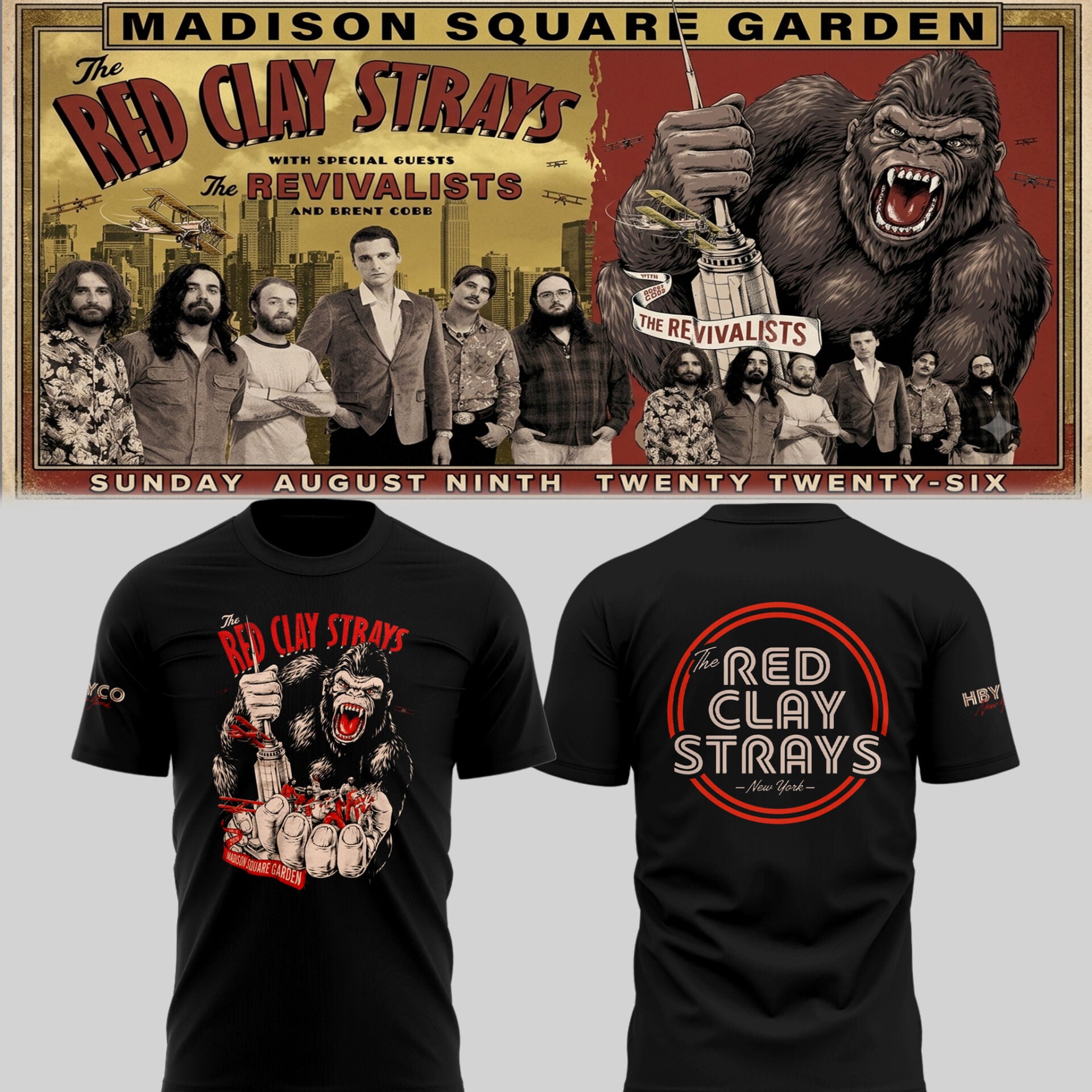Limited Edition The Grateful Tour in MSG,NYC Shirt-PU26081005