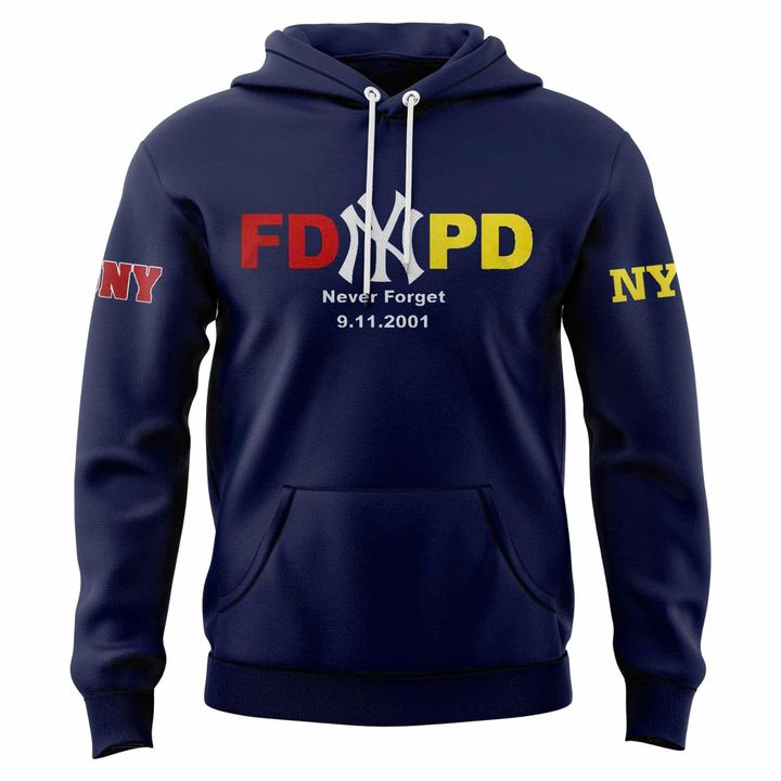 New York Yankees Never Forget 9/11 hoodie - Image 3