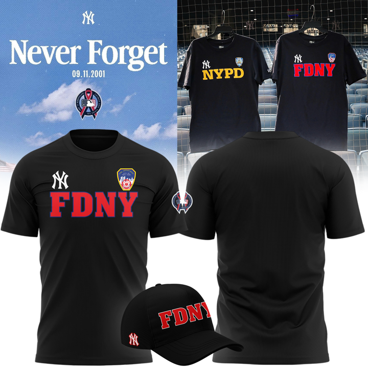 01.New York Yankees x FDNY T-shirt